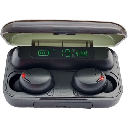 Fülhallgató, vezeték nélküli, bluetooth 5.1, akkumulátor kijelzés