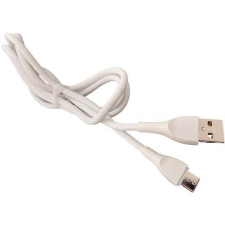 Adat és töltőkábel USB-C, 1m, fehér 6A gyorstöltés 