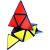 Rubik piramis, háromszög, logikai, könnyen mozgatható, fekete kerettel