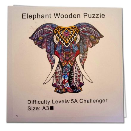 Elefánt fa puzzle A3