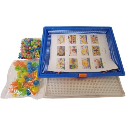 Puzzle gomba csapok, dugdosós játék, gyerekeknek, 296db