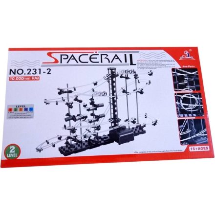 Spacerail 2. szintes labdapálya, 60cm x 18cm x 36cm 