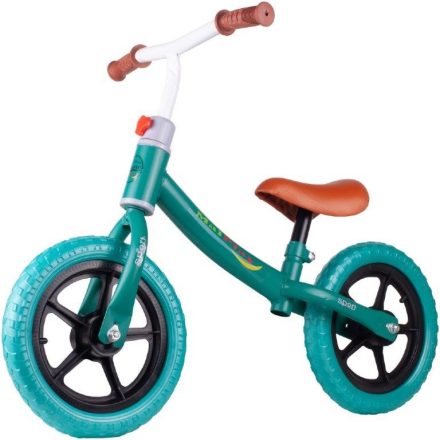 Gyerek futóbicikli, futókerékpár, extra könnyű, türkiz kék, 80-108cm