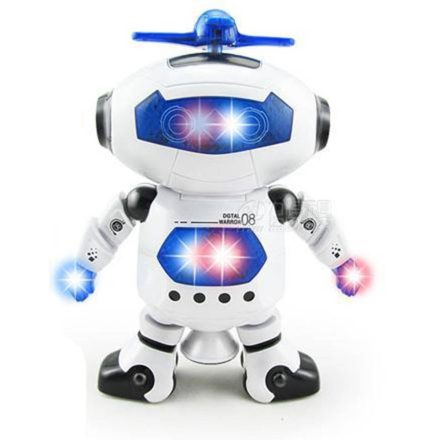 Interaktív, táncoló robot, 16x21,5 cm